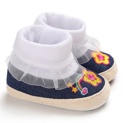 

Autumn Winter Baby Boots Cotton Cute Baby Casual Soft Bottom Toddler Boots Cartoon Print Pattern Baby Boots