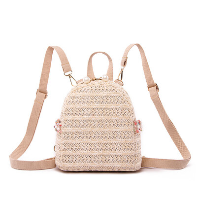 

Backpack ladies pearl small backpack outdoor casual ladies bag