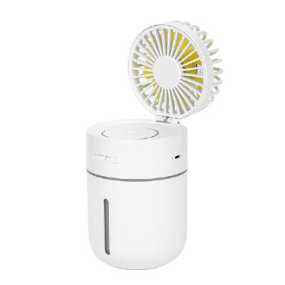 

3-in-1" Desk Fan & Humidifier & Night Lamp WhiteBluePink