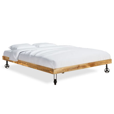 

Bed Frame Rough Mango Wood 709"x787"