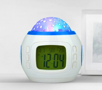 

Projection Wizard Alarm Mute Electronic Alarm Clock Creative Luminous Lazy Multifunction Children Small Alarm Clock