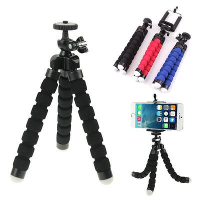 

Professional Portable Adjustable Camera Sponge Tripod Mount Cell Phone Stand Holder
