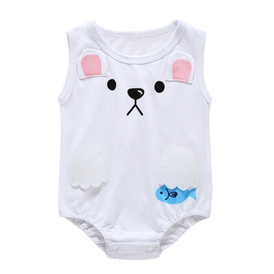 

Sleeveless One Piece Summer Baby Rompers Newborn Baby Girl Boy Clothes Cartoon Cute Jumpsuits For Baby Rompers Birthday