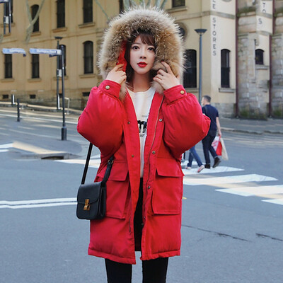 

Tailored Womens Medium And Long Thick Warm Cotton Jacket Loose Cotton Jacket Blouses