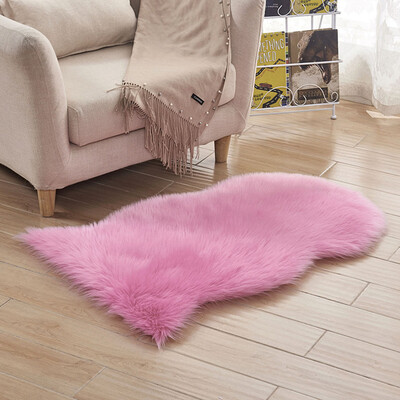 

Toponeto Rugs Non Slip Rug Mats Hairy Soft Fluffy Faux Fur Carpet Mat Home New