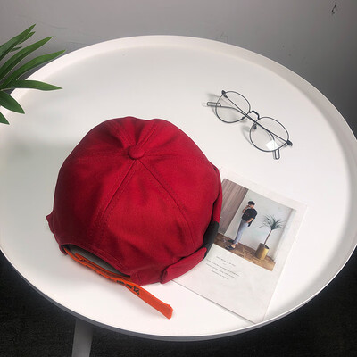 

2019 South Korean new outdoor leisure Beanie Leather Hat breathable mens hat personality lovers fashion retro landlord Hat Women