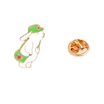 

Cartoon Rabbit Brooch Sweet bunny costume accessory brooch Denim Jacket Pin Badge Jewelry
