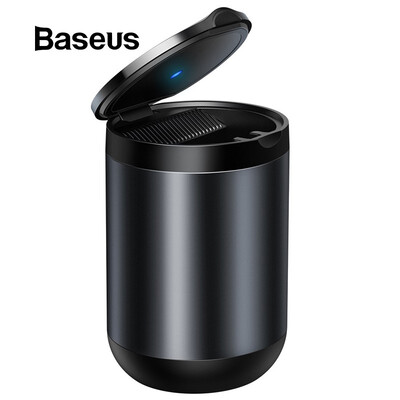 

Baseus Portable Car Ashtray with LED Light High Temperature Resistance Easy to Clean Car Ashtray