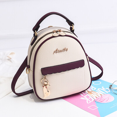 

In summer the Korean version of the new womens trendy Korean version has a single shoulder slant bag backpack double shoulder f