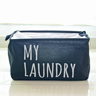 

〖Follure〗Cotton Linen Waterproof PE Coating Storage Basket Sundries Storage Box