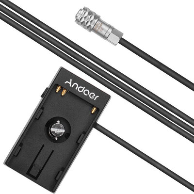 

Andoer Camera DV Battery Power Supply Mount Plate Adapter with 14 Inch Screw for Blackmagic Cinema Pocket Camera BMPCC 4K for Son