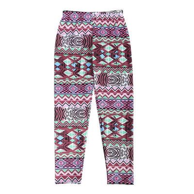 

Mother Daughter Matching Clothes Printing Family Look Pants Skinny Leggings