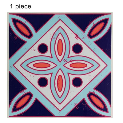 

1PC Self Adhesive Retro Tile Stickers Waterproof PVC Removable Wall Stickers Decals for Kitchen Bathroom Home Tidy Protection