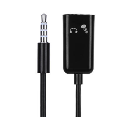 

35mm Male to Dual Female Audio Stereo Headset Mic Splitter Adater Cable