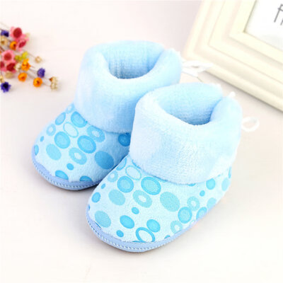 

Kids Baby Girls Boys Snow Boots Toddler Infants Anti Slip Winter Autumn Warm Fleece Shoes Zipper Prewalker 6-12M
