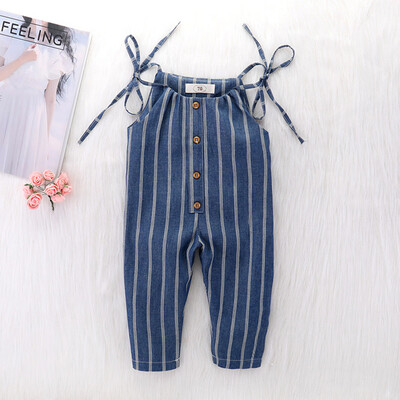 

Toddler Kids Baby Girl Strap Romper Jumpsuit Playsuit Harem Pants Outfits Set