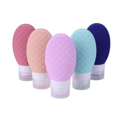 

ravel Portable Silicone Bottling Shampoo Bath Lotion Storage Press Bottle
