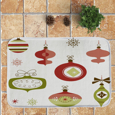 

Gobestart Merry Christmas Welcome Doormats Indoor Home Carpets Decor 40x60CM