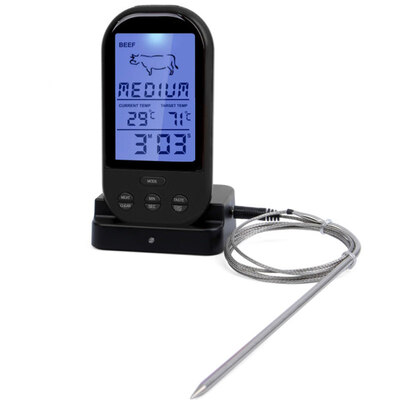 

Kitchen Household Mini Digital BBQ Food Thermometer Meat Probe Temperature Tool