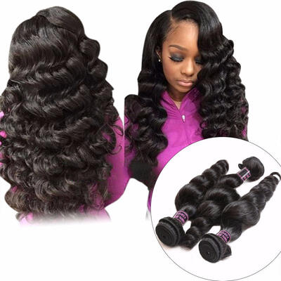 

Loose Wave Hair Bundles 100 Human Brazilian Hair Weave Bundles Natural 8-28inch Full 3 Bundles Deals Non Remy Hair