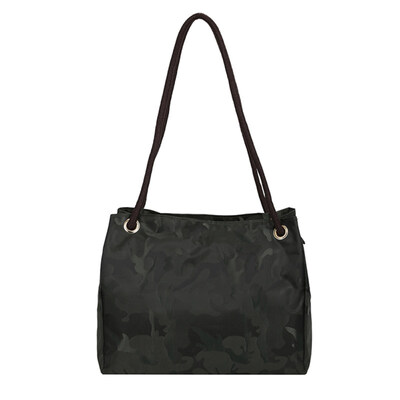 

Fashion Camouflage Print Women Zipper Large Capacity Shoulder Bag Tote Handbag