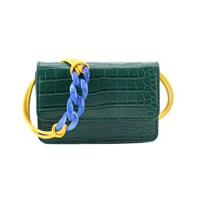 

Stone pattern Flip Small Square bag 2019 Summer New Quality PU Leather Womens Designer Handbag Vintage Shoulder Crossbody Bag