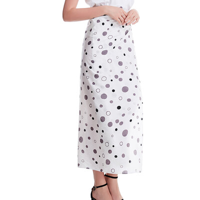 

Womens Summer Beach Casual Printed Maxi Skirt Retro Boho Holiday Loose Bottoms