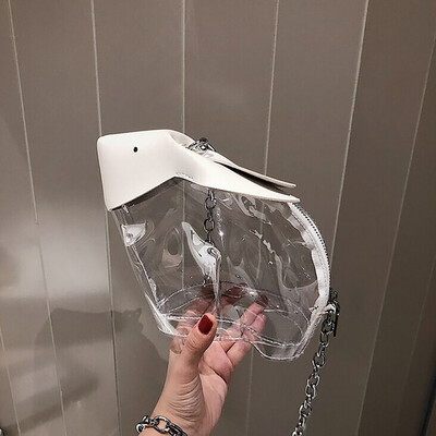 

Tailored Women New Fashion Chain Transparent Rabbit Bag Crossbody Messenger Shoulder Bag