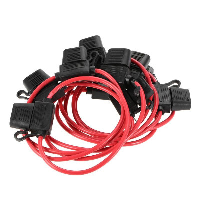 

10pcs DC 12V 40A Standard Blade Inline Fuse Holder Splash Proof for Car Bike