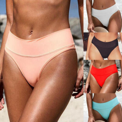 

Women Brazilian Bikini Bottoms Ladies Push up Beach Swimsuit High Waist Bottomst