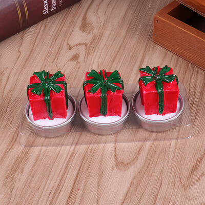 

Gobestart Christmas Candles Santa Snowman Candles Party Wedding Festival Decoration 3PC