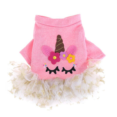 

Cute Cartoon Stars Dog Coat Dress for Puppy Small Cats Pets Clothes Outfits