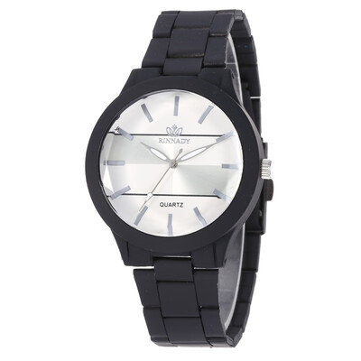 

Casual steel belt simple scale ladies watch students popular new quartz watch