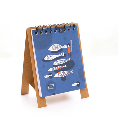 

New Year Mini Paper Flamingo 2019 Calendar Desk Planner Schedule Diary Office Supplies Stationery