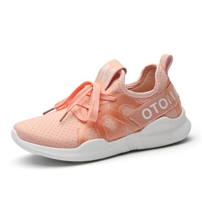 

New 2018 Summer casual Women Sneakers Air mesh Breathable shoes Flat platform casual shoes female Trainers white pink size 36-41
