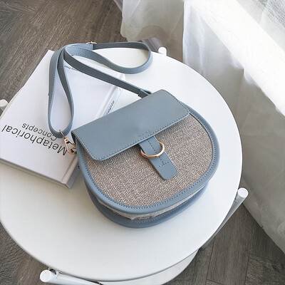 

Summer new chic small bag female 2019 new wave Korean version of the wild single shoulder slung ins fashion saddle bag
