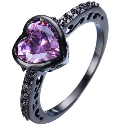 

Accessories Diamond New Jewelry Cute Retro Jewelry Black Diamond Jewelry Ring Fashion Hollow Out ring Item Fashion Ring Gemstone