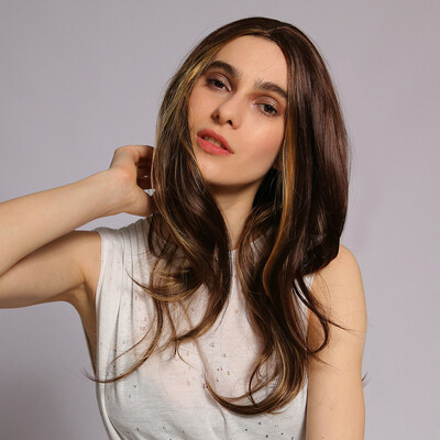 

〖Follure〗Sexy Women Girl Long Gradient Wig Wavy Curly Synthetic Fashion Wig Hot
