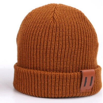 

Winter Warm Hat Mom Newborn Kid Boy Girl Knitted Woolen Headwear Beanie Cap Hats