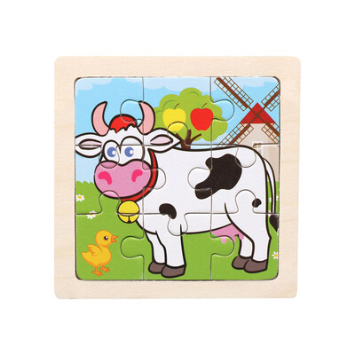 

Tailored Wooden Kids 16 Piece Jigsaw Toys Education And Learning Puzzles Toys