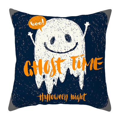 

Pillows Cover Decor Halloween Pillow Cases Polyester Sofa Pumpkin Ghosts Cushion Cover Home Decor