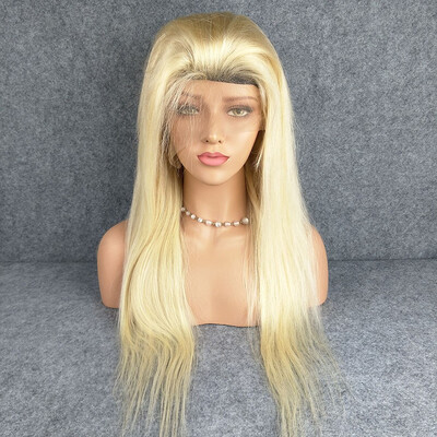 

Berimy 8A 613 Blonde Lace Front Wigs Pre Plucked Natural Hairline Brazilian Remy Human Hair ombre Blonde Short Bob Lace Front Huma