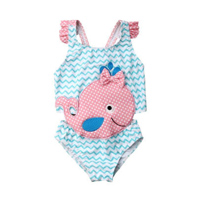 

Toddler Baby Girls Goldfish Swimwear Swimsuit Beachwear Bathing Suit One Piece