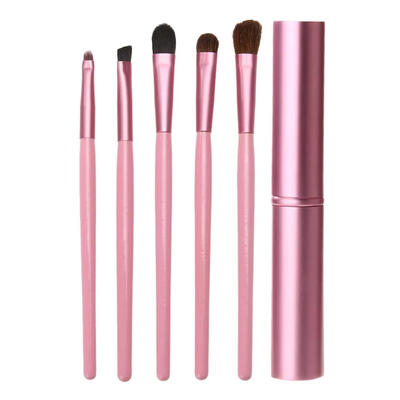 

5pcs Travel Portable Mini Smudge Eyeshadow Eyeliner Eye Makeup Brushes Set