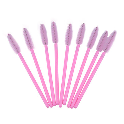 

〖Follure〗100 PCS Disposable Eyelash Mini Brush Mascara Applicator Spoolers Makeup