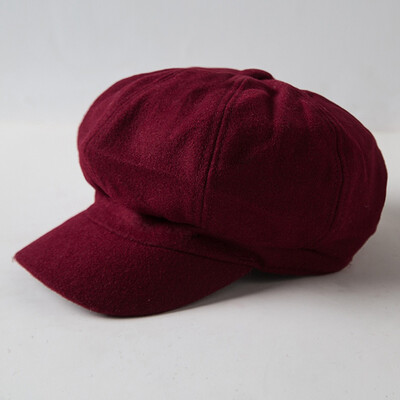 

Stylish Spring Autumn Winter Octagonal Cap Beret Hats Artist Painter Newsboy Caps For Women