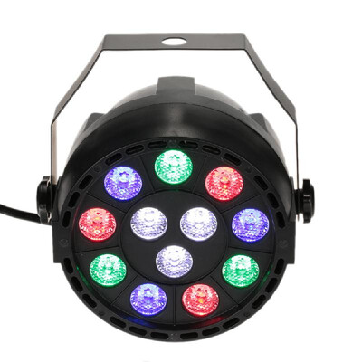 

15W DMX-512 RGB LED High Power Stage PAR Light Lighting Strobe Professional 8 Channel Party Disco Show