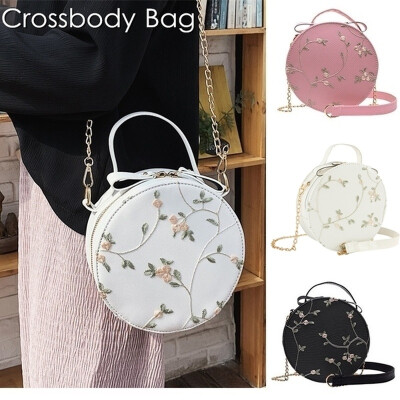 

Womens Fashion Solid Color Lace Fresh Cute Handbag Crossbody Bag Small Round Bag Shoulder Bag Mini Wallet Bag Party Gifts