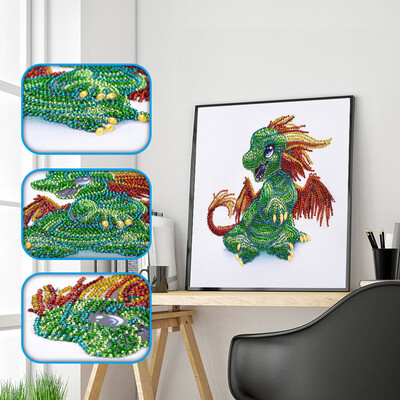 

Siaonvr Special Shaped Diamond Painting DIY 5D Partial Drill Cross Stitch Kits Crystal R