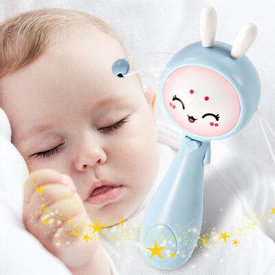 

Aozhijia AoZhiJia Early Learning Baby Toys Sound&Light Music Sticks BB Sticks Rattles Baby Teeth Toys Can Bite Rattles - Bell Blue